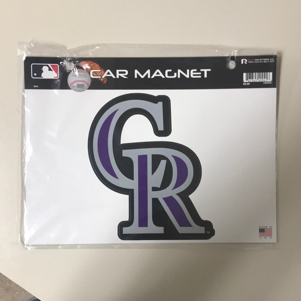 Colorado Rockies Car Magnet